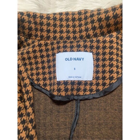 OLD NAVY Jacquard Houndstooth Boyfriend Blazer Small - Picture 5 of 8
